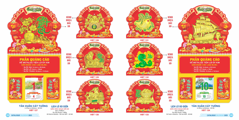 Lịch tết Ất Tỵ 2025, in lịch tết Ất Tỵ Doanh Nghiệp Giá Sỉ, Tận Xưởng | Báo giá: 0969 91 94 39