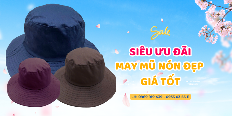 May Nón Tai Bèo Giá Rẻ Tại Xưởng May Kim Cương