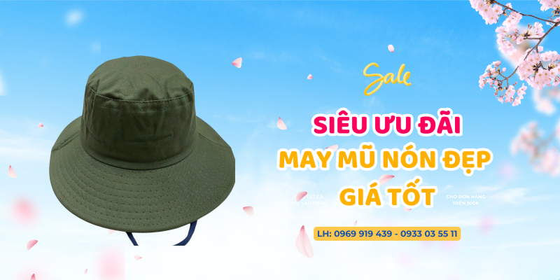 May Nón Tai Bèo Giá Rẻ Tại Xưởng May Kim Cương