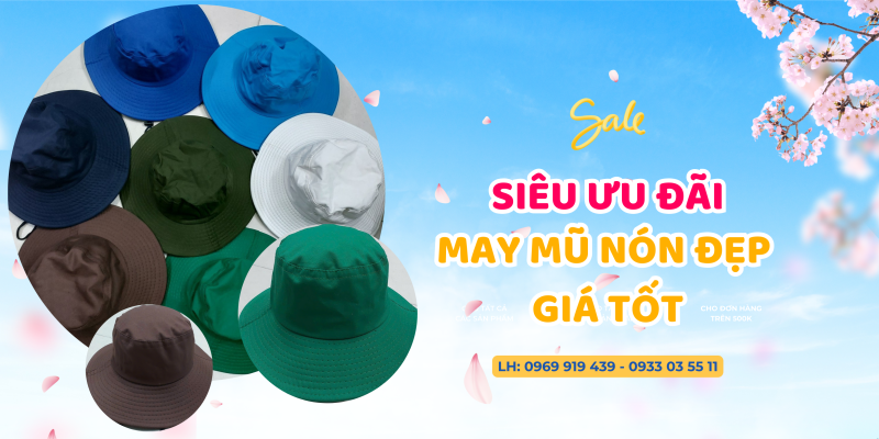 May Nón Tai Bèo Giá Rẻ Tại Xưởng May Kim Cương