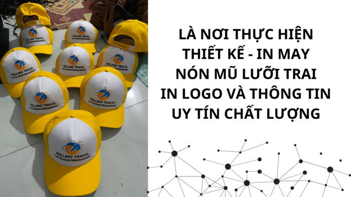 Nhận in thêm thông tin và in thêm logo hìn ảnh lên mặt trước nón để tiện cho việc quảng bá và xây dựng thương hiệu của doanh nghiệp